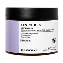 Cargar imagen en el visor de la galería, Elgon Yes Curls Mascarilla Nutritiva Vegana - 500 ml -