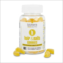 Cargar imagen en el visor de la galería, Biokera Natura Vitamins Hair And Nails Gummies 60 Uni -