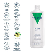 Cargar imagen en el visor de la galería, Champú con Biotina &amp; Keratina - 1000ml - 1000 ml - Cuidado