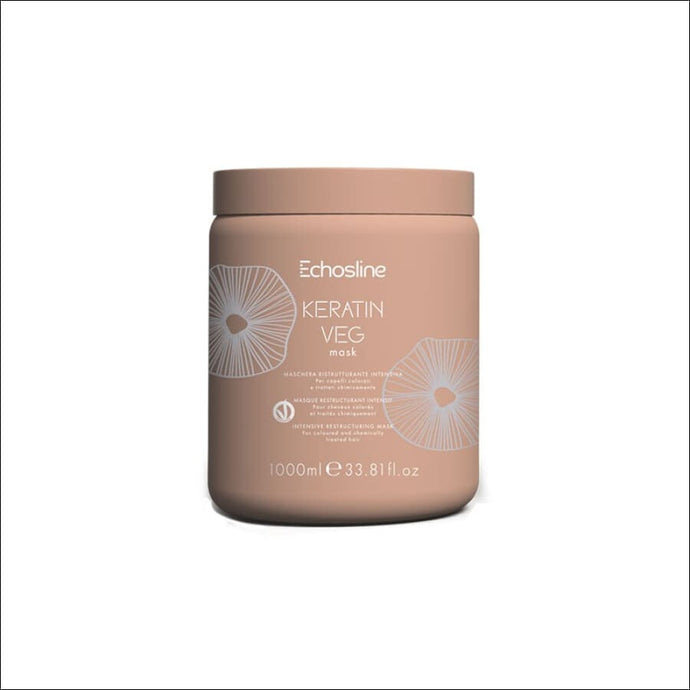 ECHOSLINE Mascarilla Keratin Veg - 1000 ml - Mascarilla