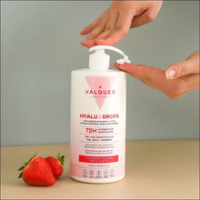 Cargar imagen en el visor de la galería, Hyaludrops Loción Corporal Fresa y Karité – Hidratación 72H