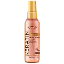 Cargar imagen en el visor de la galería, Kativa Keratina Líquida Vegana Antifrizz y Brillo 100ml