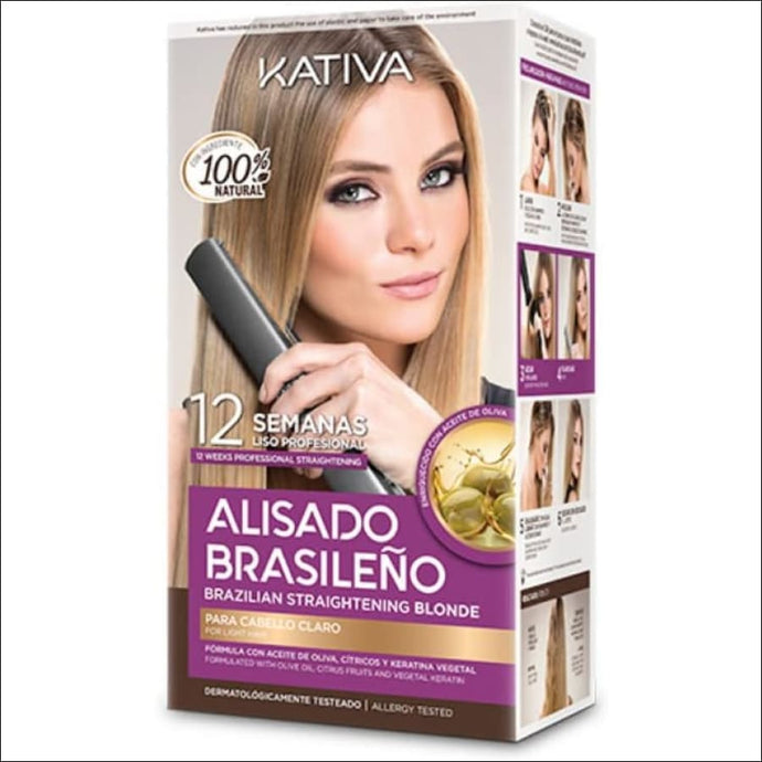 Kativa Kit Alisado Brasileño Cabellos Rubios - Tratamientos