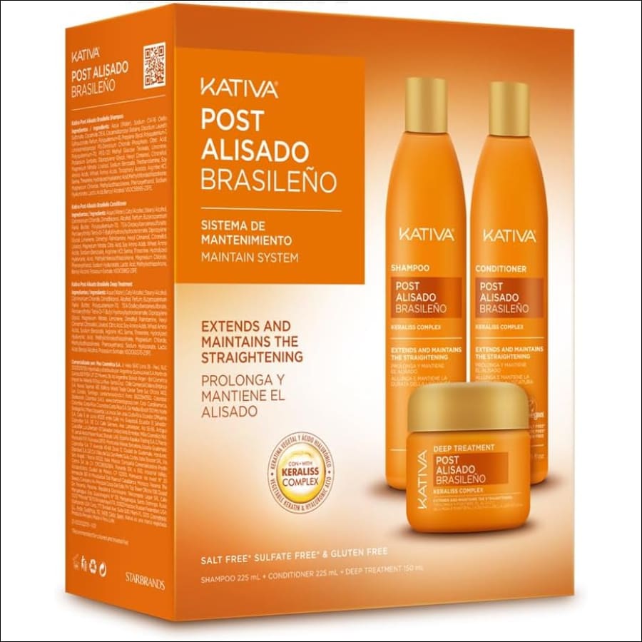 Kativa Alisado Brasileño Kit Alisado Profesional Keratimask