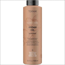 Cargar imagen en el visor de la galería, Lakme Teknia Argan Oil Champú Vegano Hidratante - 1000 ml