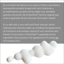 Cargar imagen en el visor de la galería, Leche facial limpiadora desensibiliante Pieles sensibles