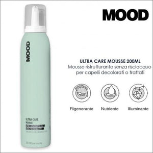 MOOD Ultra Care Espuma Restauradora Vegana 200 ml - Espuma