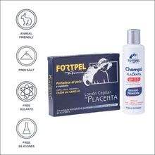 Cargar imagen en el visor de la galería, Pack 6 viales placenta 6x15 ml + Champú placenta - 200 ml