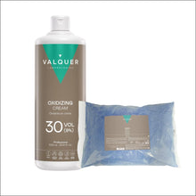Cargar imagen en el visor de la galería, Pack decoloración capilar Polvo deco + Oxigenada 30 vol