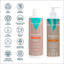 Cargar imagen en el visor de la galería, Pack Power Color Cobre - Champú y Mascarilla - 675 ml