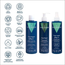 Cargar imagen en el visor de la galería, Pack Total Repair para Cabellos Dañados - Champú Mascarilla