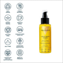 Cargar imagen en el visor de la galería, Sérum con Aceite de Argán y Oro Líquido – 100 ml - 100 ml