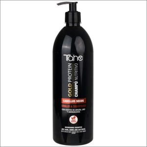 Tahe Champú Nutritivo Gold Protein Vegano - 1000 ml - Champú