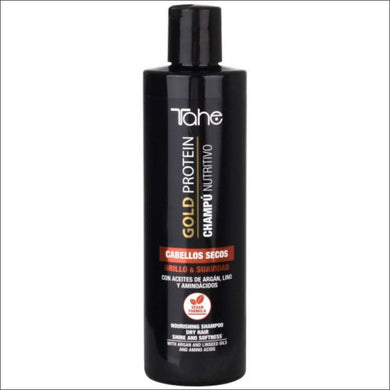 Tahe Champú Nutritivo Gold Protein Vegano - 300 ml - Champú