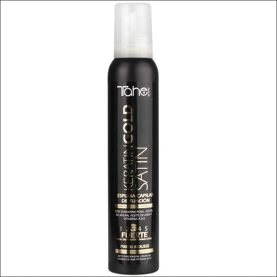 Tahe Espuma De Fijación Satin Keratin Gold 200 ml