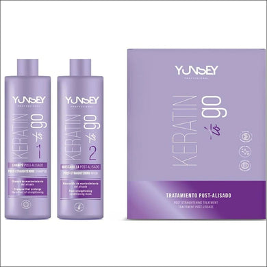 Yunsey Keratin Go Kit Mantenimiento Post Alisado 2 x 300 ml