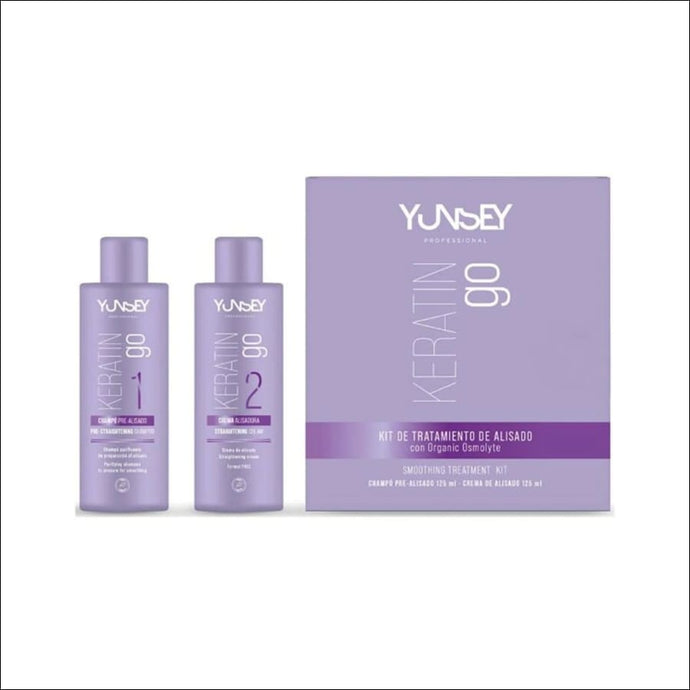 Yunsey Keratin Go Kit Tratamiento De Alisado 2 x 125 ml
