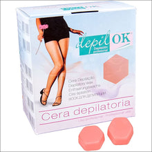 Cargar imagen en el visor de la galería, Depil OK Cera Depilación Caliente Baja Fusión 1 Kg - Rosa - 