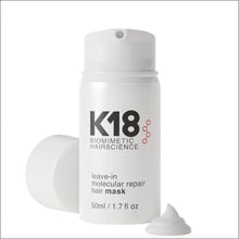 Cargar imagen en el visor de la galería, K18 Leave-In Molecular Repair Hair Mask 50 ml - jazz pelu