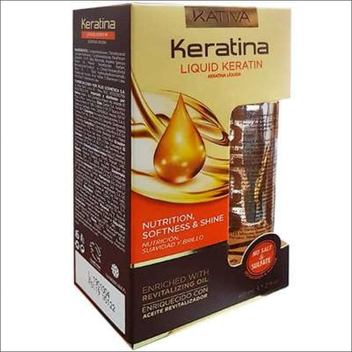 Kativa Keratina Líquida Libre de Sal y Sulfatos 60 ml - JAZZ PELU