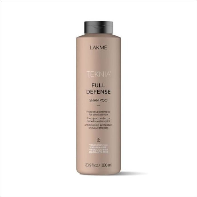 Lakme Teknia Full Defense Champú Formula Vegana - 1000 ml - 