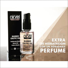 Cargar imagen en el visor de la galería, Nirvel Men Barber Aceite Exótico 30 ml - Barbería