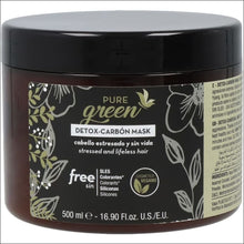 Cargar imagen en el visor de la galería, Pure Green Mascarilla Orgánica Detox Carbón 500 ml -