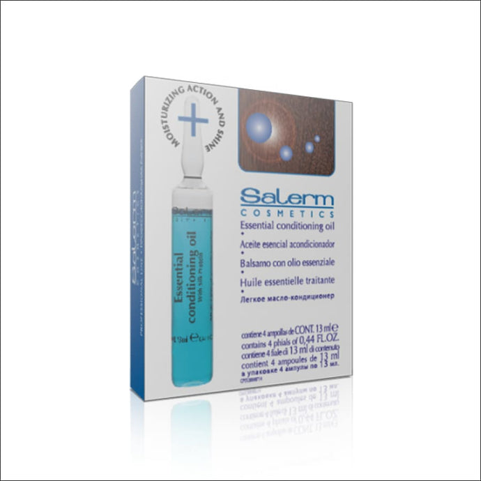 Salerm Aceite Esencial Acondicionador Ampollas 4 uni. x 13 ml - JAZZ PELU