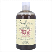 Cargar imagen en el visor de la galería, Shea Moisture Jamaican Black Castor Oil Champú 384 ml - jazz pelu