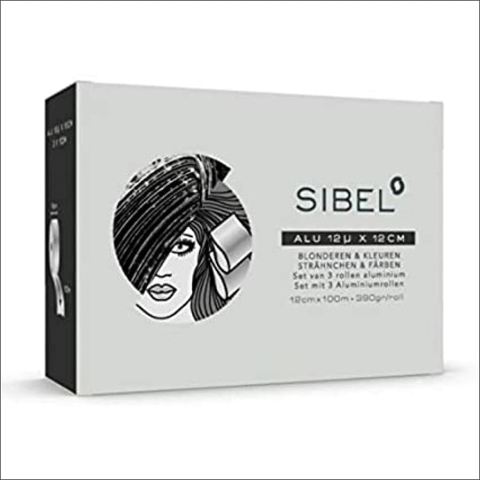 Sibel Caja De 3 Rollos De Papel Aluminio 12 cm x 100 m - 