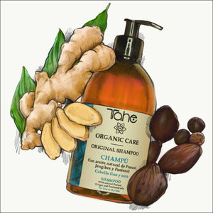 Tahe Organic Care Champú Cabello Fino y Seco - Champú